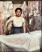 A Woman Ironing